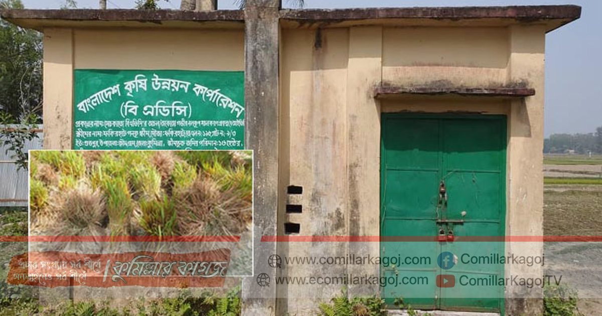 চৌদ্দগ্রামে গভীর নলকূপ বন্ধ থাকায় ২৮০০ শতক কৃষি জমির বোরো আবাদ ব্যাহত