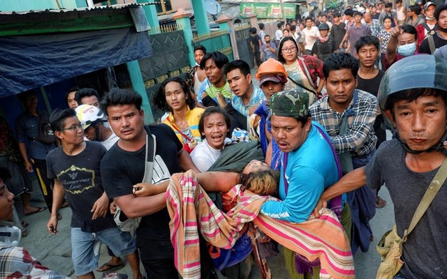 ইয়াংগনের এক হাসপাতালে ৩৪ লাশ