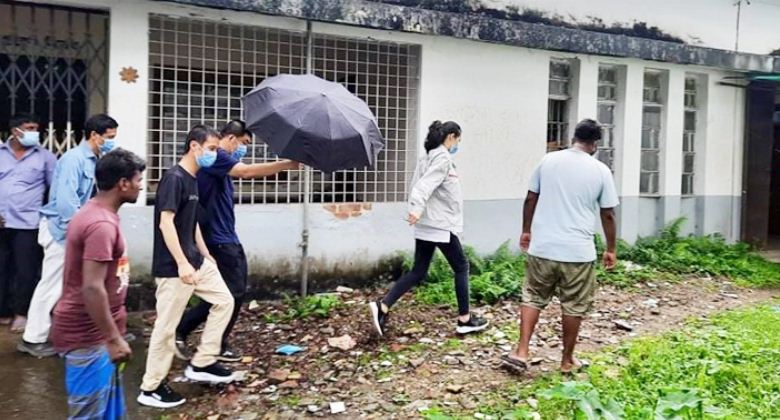 সিলেটে ছুরিকাঘাতে নিহত চীনা নাগরিকের লাশ স্ত্রীর কাছে হস্তান্তর 