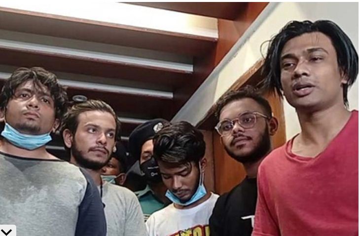 এলএসডি মাদক মামলায় রিমান্ড শেষে ৫ শিক্ষার্থী কারাগারে