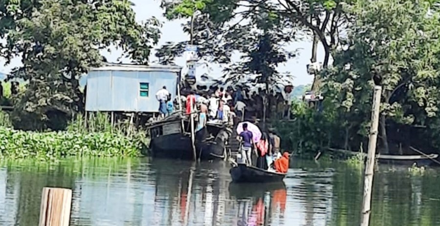 মেঘনায় গোসলে গিয়ে দুই বোনের মৃত্যু