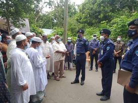 লালমাইয়ে দুই যুবকের জানাযা সম্পন্ন, ঘটনাস্থল পরিদর্শনে পুলিশ সুপার 