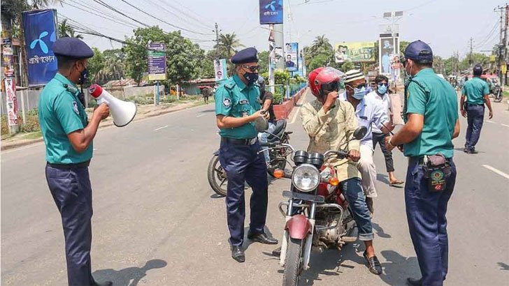 লকডাউনের ষষ্ঠ দিনে গ্রেফতার আরও ৫৬২