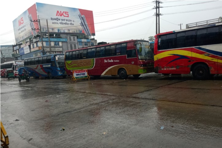লকডাউন অমান্য করায় আরও ২১ বাস আটক লকডাউন অমান্য করায় আরও ২১ বাস আটক