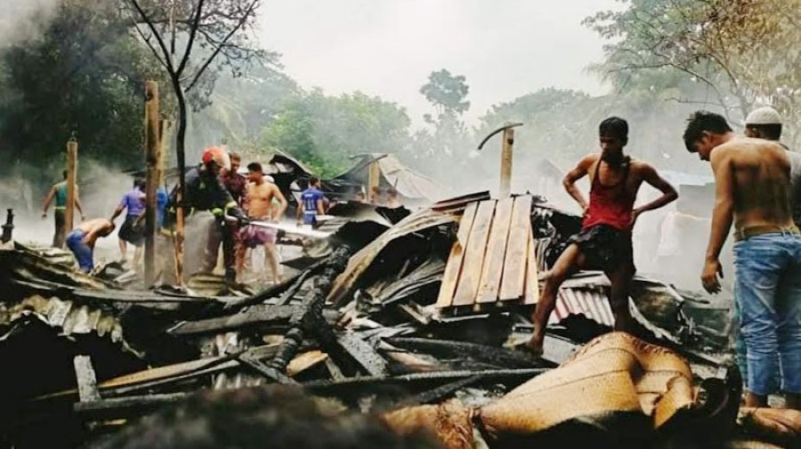 বিয়ে বাড়িতে আগুন লেগে ১০ লাখ টাকার ক্ষতি