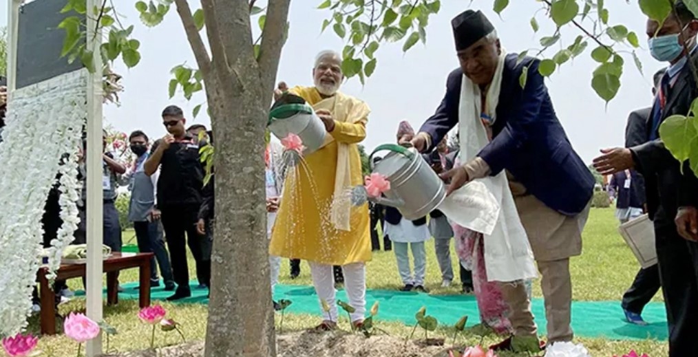 নেপাল সফরে নরেন্দ্র মোদী 