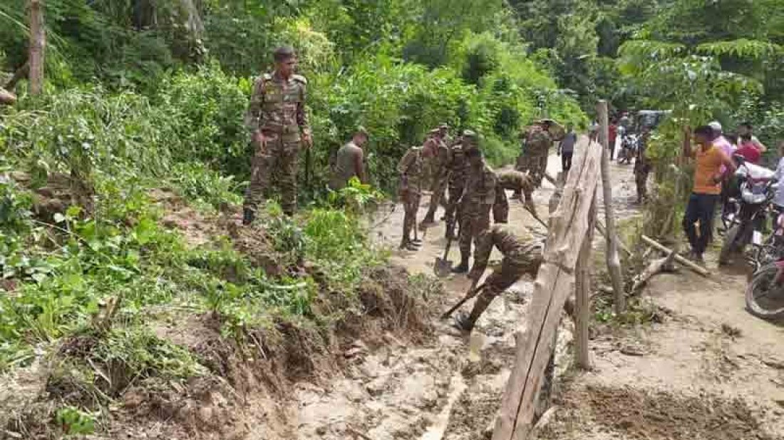 সাজেকের সঙ্গে সড়ক যোগাযোগ স্বাভাবিক