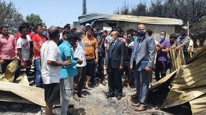 গ্রিসে অগ্নিকাণ্ডে ক্ষতিগ্রস্ত প্রবাসীদের পাশে দূতাবাস