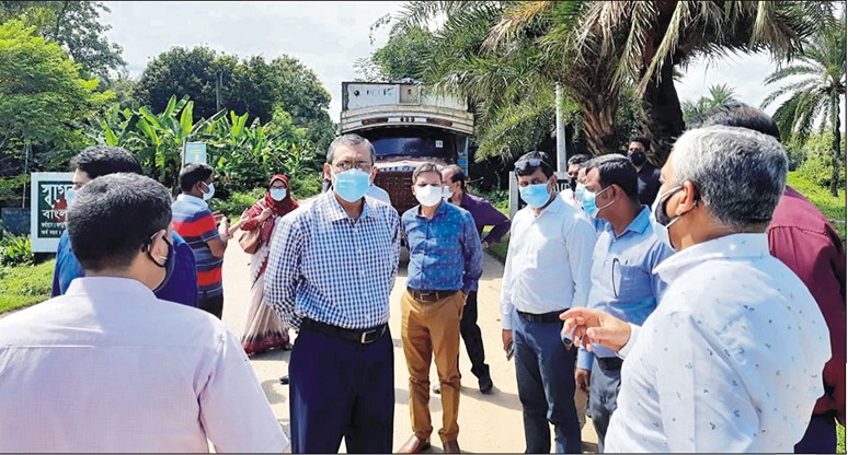 সংক্রমণ রোগ প্রতিরোধ ব্যবস্থা হচ্ছে বিবির বাজার বন্দরে 