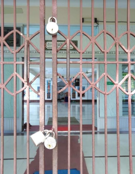 বাঙ্গরায় মসজদিে তালা, হয়নি আযান,নামায