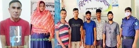 ব্রাহ্মণপাড়ায় গাঁজা ও সাজাপ্রাপ্ত নারী আসামীসহ গ্রেপ্তার-৭