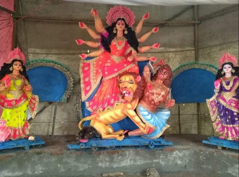 লালমাইয়ে দুর্গাপূজা উদযাপনে প্রস্তুত ১৬ মন্ডপ