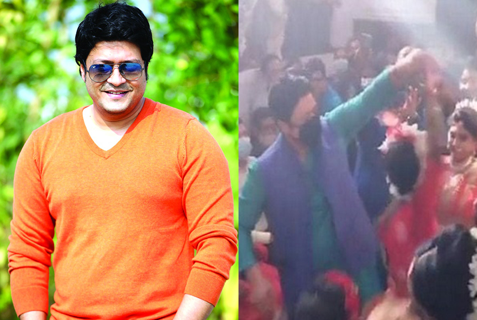 নৃত্যশিল্পীদের উৎসাহ দিতে ফেরদৌসও নাচলেন