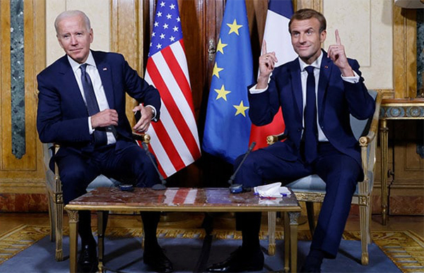 আনাড়ির মতো কাজ করেছি: মাক্রোঁকে বাইডেন