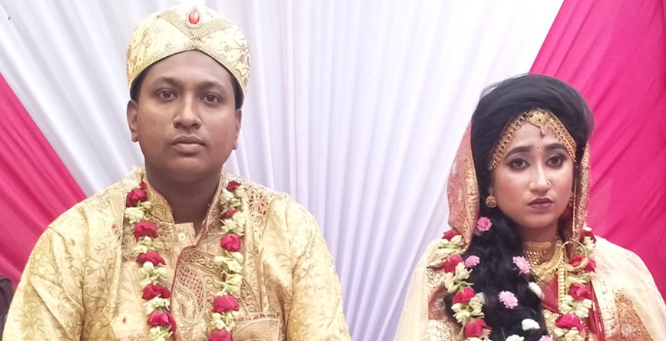 ফেসবুকে পরিচয়, বিয়ের পিঁড়িতে বসলেন বাকপ্রতিবন্ধী যুগল