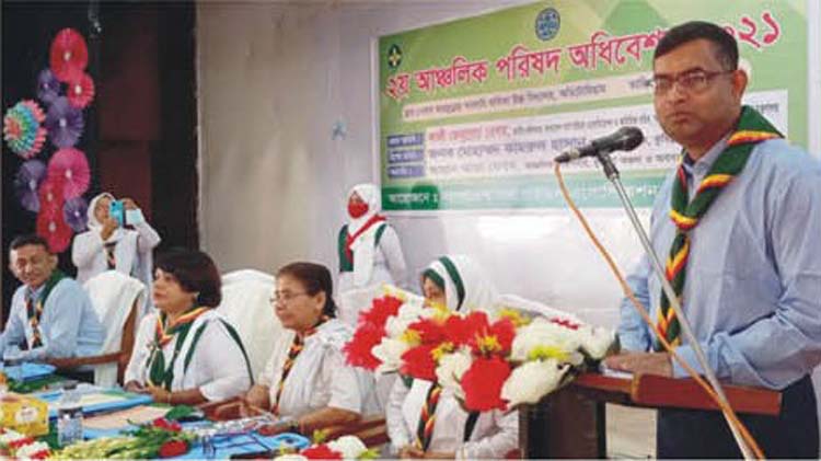 গার্লস গাইডস্ কুমিল্লা অঞ্চলের দ্বিতীয় আঞ্চলিক পরিষদ অধিবেশন