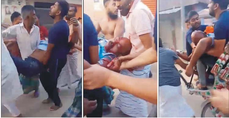 হ্যালমেট ও মাস্ক পড়ে এসেছিল হত্যাকারীরা