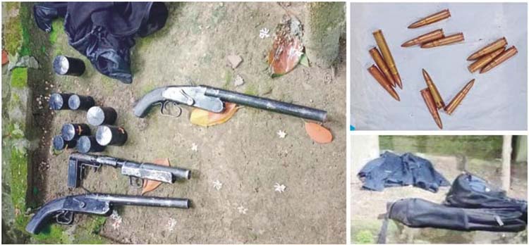  দুইএলিজ, পাইপগান, রাইেফেলর গুলি উদ্ধার!