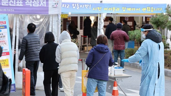 দক্ষিণ কোরিয়ায় দৈনিক আক্রান্তে নতুন রেকর্ড