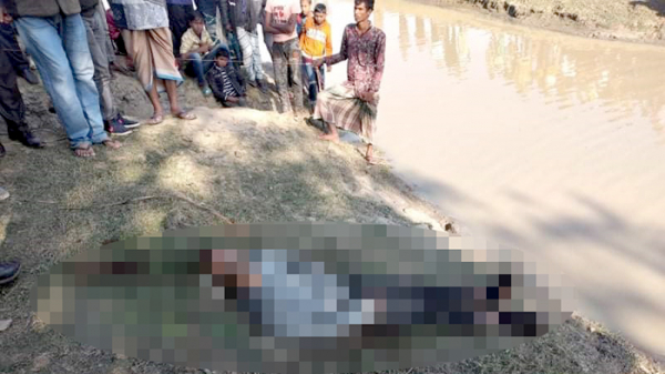 নদীর পাড়ে পড়েছিল নবনির্বাচিত মেম্বারের ভাতিজার রগকাটা লাশ