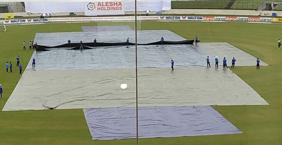বৃষ্টিতে আবারও বাংলাদেশ-পাকিস্তানের খেলা বন্ধ