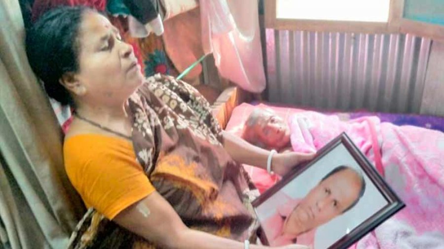 হরিপদের নিহতের ১৬ দিনের মাথায় মায়ের মৃত্যু