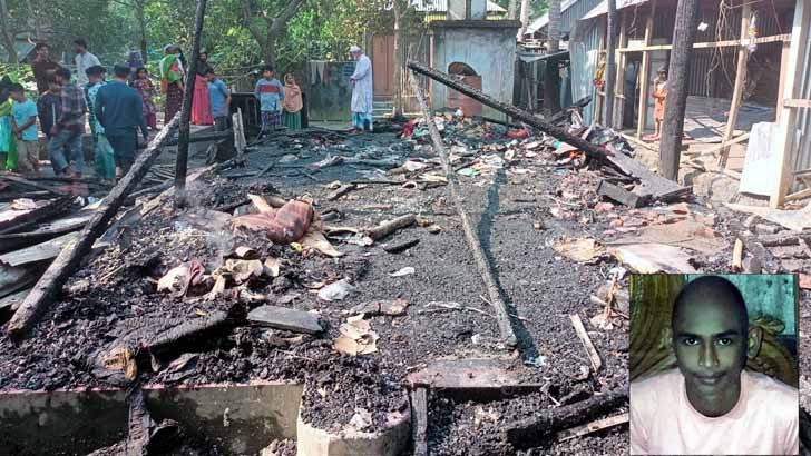 মুরাদনগরে বিদ্যুতের আগুনে মারা গেল ঘুমিয়ে থাকা মুজাহিদ
