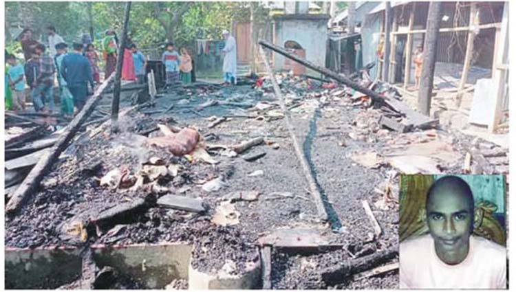 এবার আগুনে প্রাণ গেলো ঘুমিয়ে থাকা স্কুল ছাত্রের