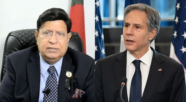 যে কারণে ড. মোমেনকে মার্কিন পররাষ্ট্রমন্ত্রীর ফোন 