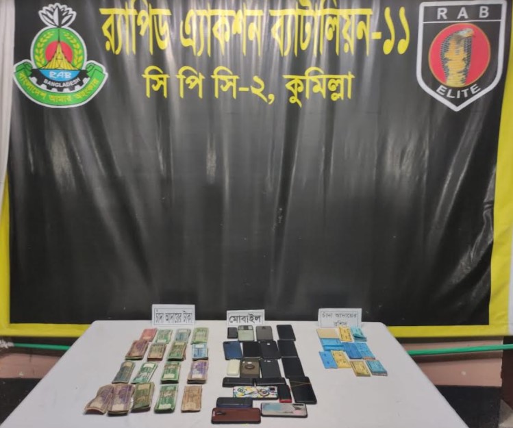 কুমিল্লায় গণপরিবহনে চাঁদাবাজ চক্রের ২৭ সদস্য আটক