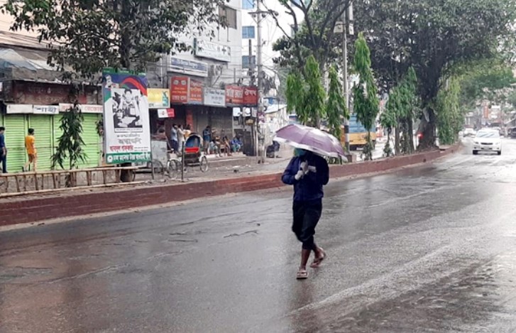 বৃষ্টি হতে পারে ৩ বিভাগে