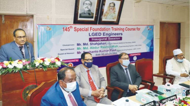 বার্ডে এলজিইডি প্রকৌশলীদের বিশেষ বুনিয়াদি প্রশিক্ষণ কোর্স উদ্বোধন