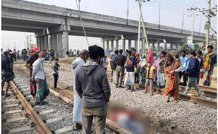 কুমিল্লা সদর দক্ষিণে ট্রেনে কাটা পড়ে ১জন নিহত