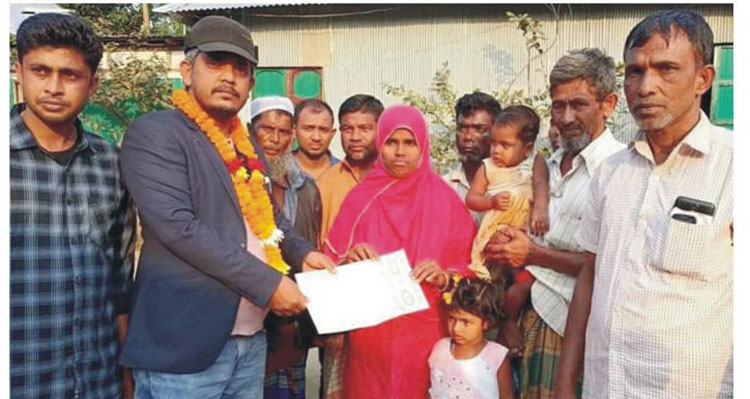 ব্রাহ্মণপাড়ায় এতিম পরিবারের পাশে শিল্পপতি ইব্রাহীম খলিল 