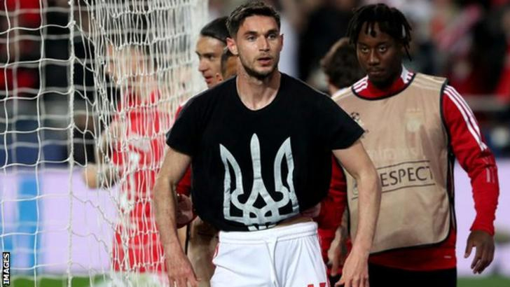 চ্যাম্পিয়নস লিগের গোল উদযাপনেও ইউক্রেন–রাশিয়া যুদ্ধ!