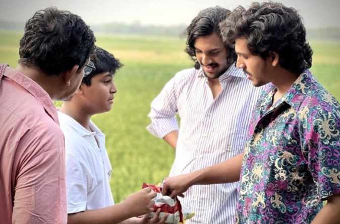 শুটিং দেখতে এসে অভিনয়ে চঞ্চল চৌধুরীর ছেলে শুদ্ধ