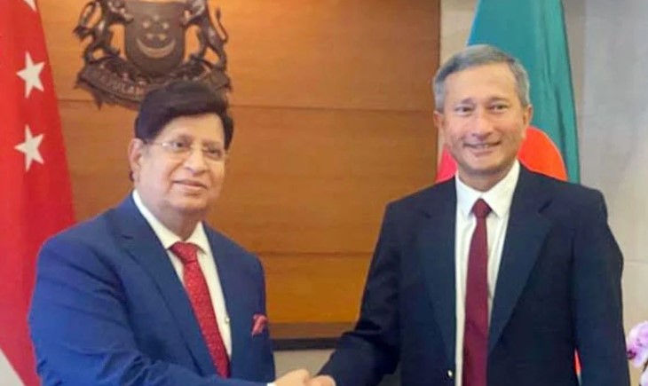 বাংলাদেশ-সিঙ্গাপুর সম্পর্ক আরও নিবিড় করার অঙ্গীকার
