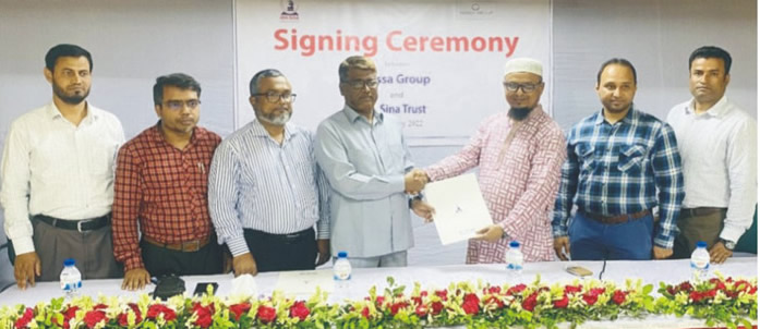 ইবনে সিনা ও নাসা গ্রুপের মধ্যে করপোরেট চুক্তি স্বাক্ষর