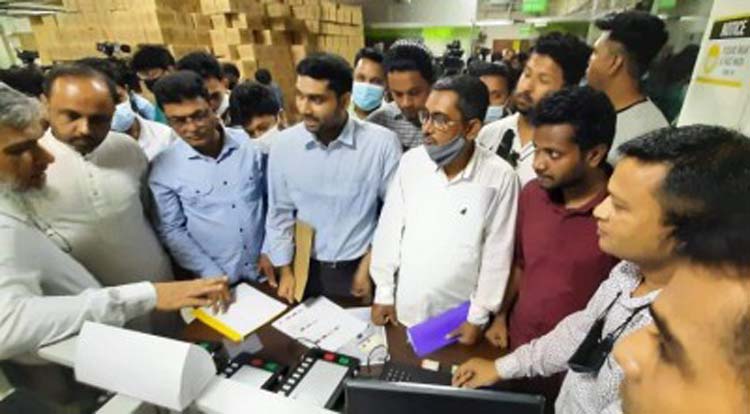 ৩৪ জন দেখলেন ইভিএম কাস্টমাইজেশন প্রক্রিয়া