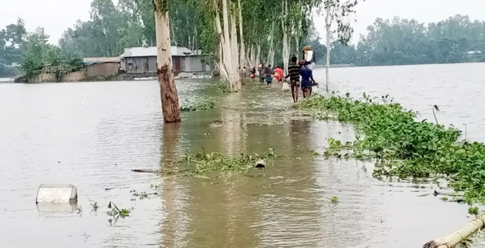 বেড়েই চলছে নদ-নদীর পানি, গাইবান্ধায় বন্যার শঙ্কা