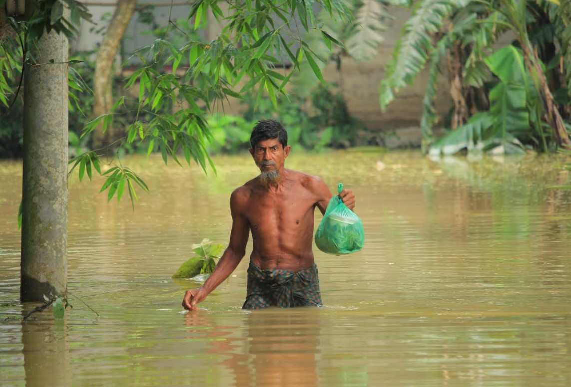 দেবীদ্বারে গোমতী নদীর ঢলে ৮৬ হেক্টর ফসল নষ্ট,পানিবন্দি হাজার পরিবার