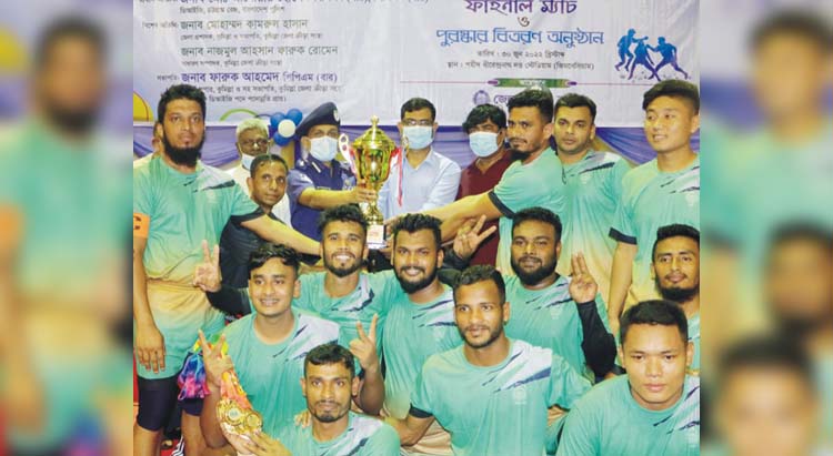 কুমিল্লায় আইজিপি কাপ কাবাডি রাঙ্গামাটিকে হারিয়ে চ্যাম্পিয়ন বান্দরবান