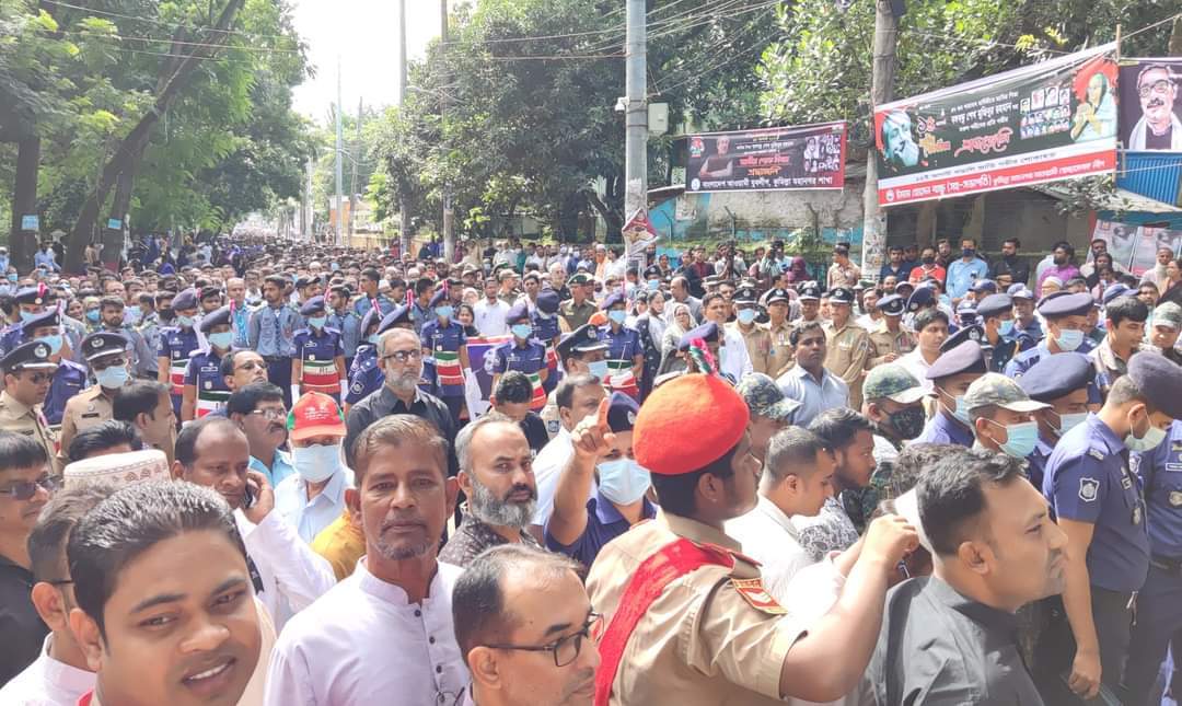 কুমিল্লায় যথাযোগ্য মর্যাদায় পালিত জাতীয় শোক দিবস