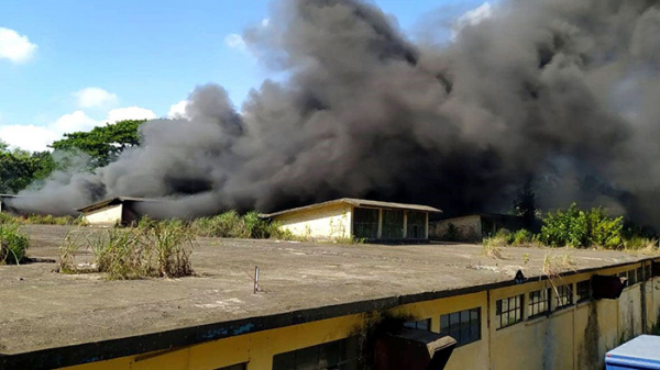 দেড় ঘণ্টা পর ডেসটিনির গুদামের আগুন নিয়ন্ত্রণে