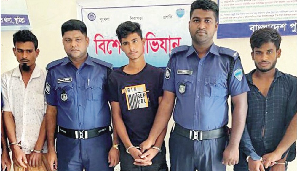 ধর্ষণ-ডাকাতি ও ভিডিও’র ঘটনায় ৩ লম্পট কারাগারে