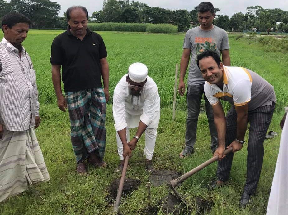 দেবিদ্বারে মরিচা কমিউনিটি ক্লিনিকের ভিত্তিপ্রস্তর স্থাপন