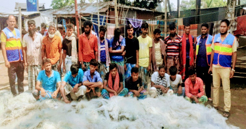 চাঁদপুর নৌ-পুলিশের অভিযানে ১৯ জেলে আটক