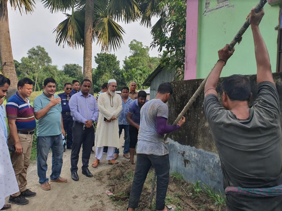 দেবিদ্বারে তিন কিলোমিটার অবৈধ গ্যাস সংযোগ বিচ্ছিন্ন