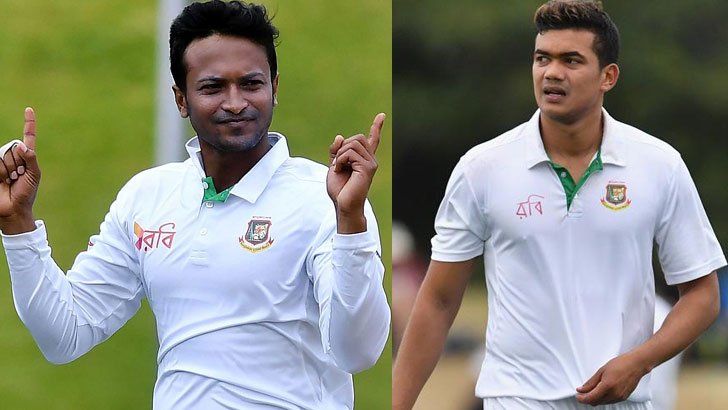 সাকিব-তাসকিনকে রেখে ঢাকা টেস্টের দল ঘোষণা