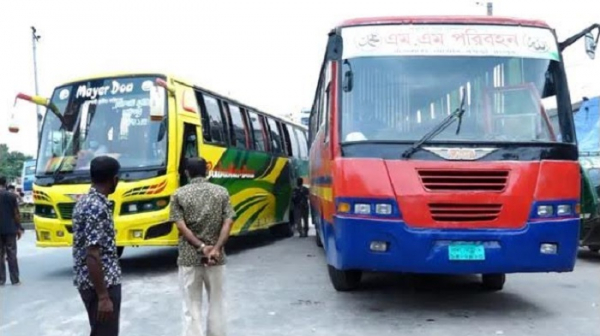 রাজশাহী থেকে সারাদেশে দূরপাল্লার বাস বন্ধ